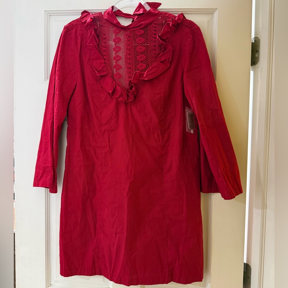 Free People Red Babydoll Dress